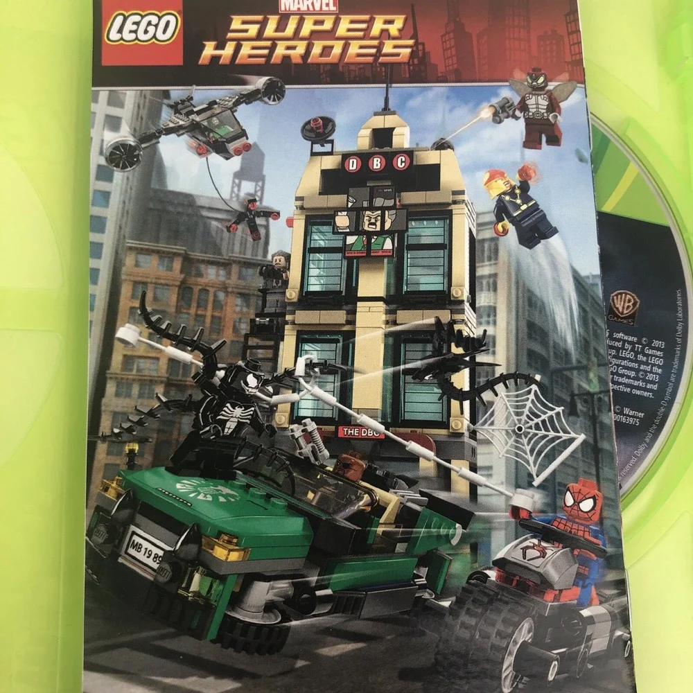 Lego Xbox 360‎ Marvel Super Heroes Video Game Warner Brothers